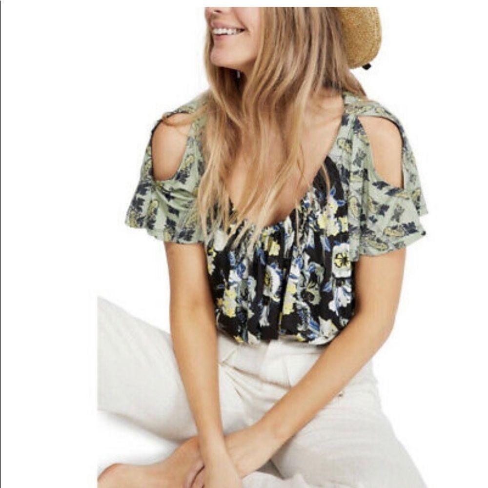 Free People Baja Babe Top Sz M